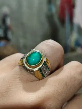 Natural Bacan Gulau Serat Kura Kantoran Kristal Giwang