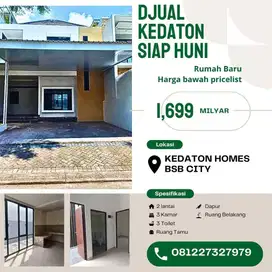 Kedaton Rumah Siap Huni 2LT BSB City Harga Dibawah Pricelist