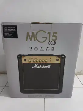 AMPLI MARSHALL MG15 GOLD (BARU)