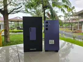 Samsung S24 Plus 5G 12/256 Mulus Cobalt Violet Fullset Resmi SEIN