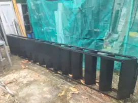 Dijual Tangga Rebah Besi Bekas Panjang 4 meter dan Lebar 70 cm.