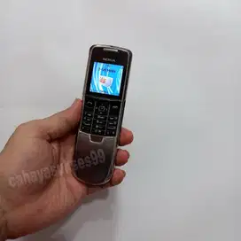 Nokia 8800 Classic Silver Hape Second Handphone Jadul Baterai Ori