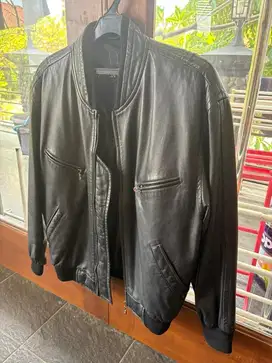 Jaket kulit aigner original