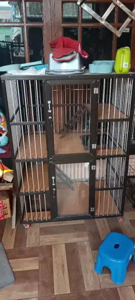 Kandang Kucing Alumunium 2 lantai