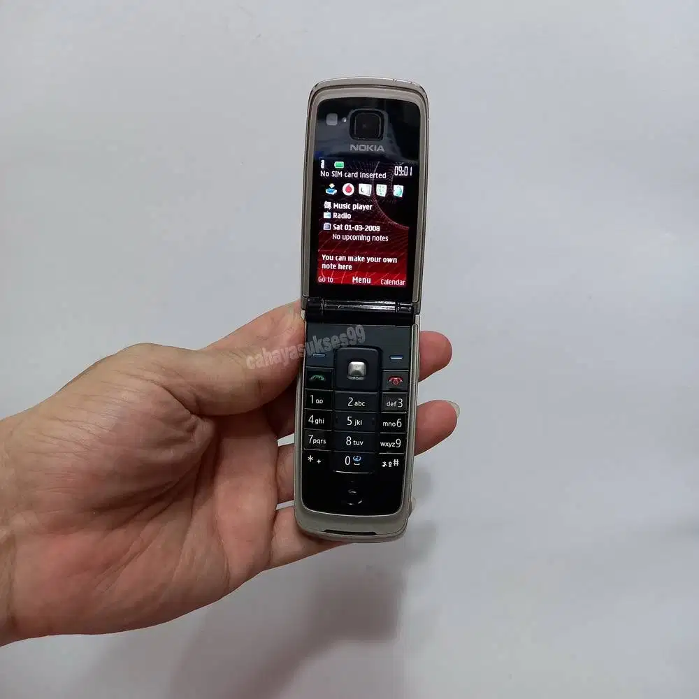 Nokia 6600 Fold Hape Jadul 6600f Second Handphone Vintage Baterai Ori