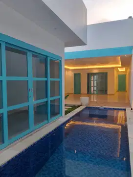 Villa Dengan Design Santorini Dekat Pantai Melasti bali