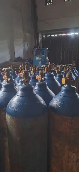 Tabung oksigen bekas+isi
