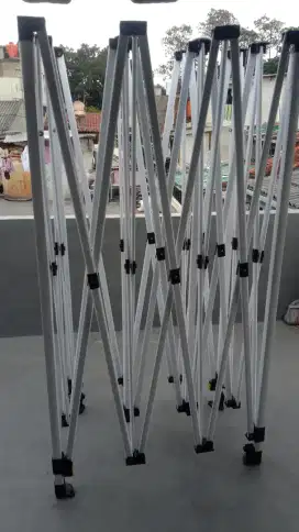 Jual rangka tenda lipat ukuran 3 x 4,5 meter