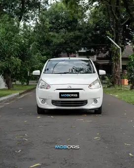 CASH TERMURAH MIRAGE EXCEED AT 2014  PUTIH MATIC MOBCARS