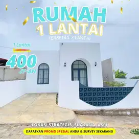 Rumah 1 Lantai Suasana Asri di Kota Bandung hanya 400jtan saja