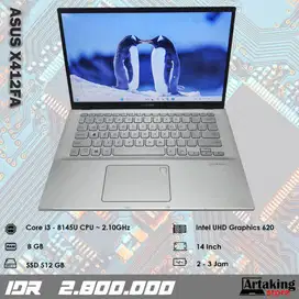 Asus X412FA - Core i3 - Gen 8 th - Ram 8 GB - SSD 512 GB