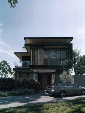 Villa Mewah di Ungasan Design Offplan progress villa sudah 50%