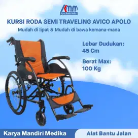Kursi Roda AVICO APOLLO / Kursi Roda Alumunium Ringan Dan Praktis