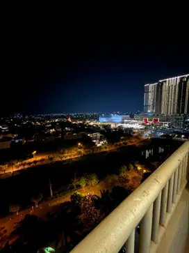 Apartemen Educity 2 bedroom Corner Tower P lantai tengah full furnish