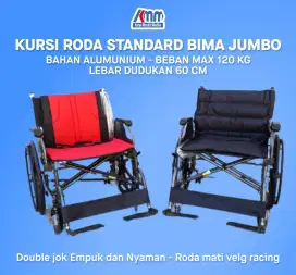 Kursi Roda AVICO BIMA / Kursi Roda Standar JUMBO Anti Karat