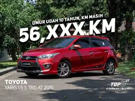TDP 9 JUTA FREE DETAILING YARIS S TRD AT 2015 MERAH MOBCARS