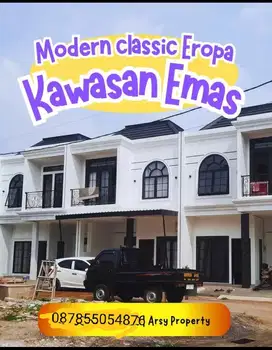 Hunian Mewah konsep eropa .Dekat kampus Ui Dan Gunadarma @kelapa.dua