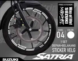 STICKER VELG SATRIA FU