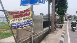 JUAL TANAH DI AREA LENTENG AGUNG SAMPING JALAN RAYA