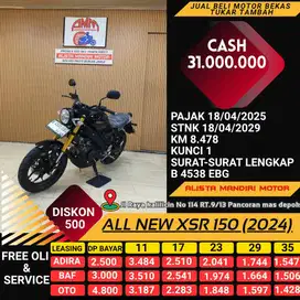 YAMAHA ALL NEW  XSR 155 TH 2024 BISA BAYAR VIA CC / PAYLATER