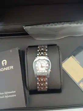 Jam tangan aigner Ravenna A25247  analog silver rosegold