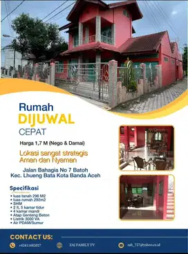 Tanpa perantara berminat hubungi Hubungi