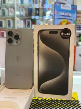 Jual Cepet iPhone 15 Pro Max 256GB Garansi On sampai Sept 25