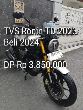 Ronin TD 2023. Beli 2024. Pajak ON. Mulus. Original. Cash/Kredit/TT