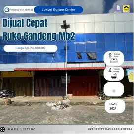 Dijual Ruko Gandeng Botania 2 Batam Center