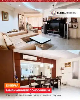 Termurah, Taman Anggrek Condominium Low Floor, 3 Bed, Fully Furnished