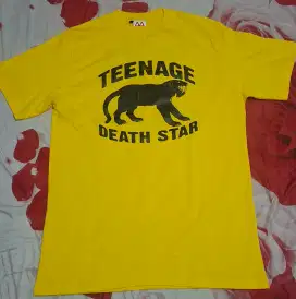 Kaos Band Teenage Death Star Kuning