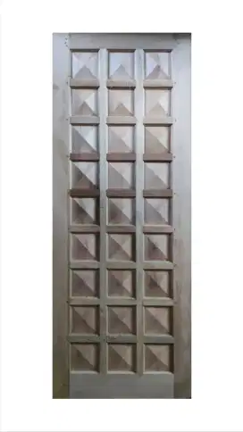 Pintu Kamper Samarinda oven/Meranti Oven, Model Piramida 3D.
