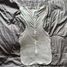 Bedong Bayi Instan Love to Dream - Grey Wave Size S - Mothercare