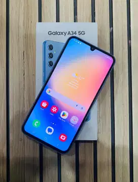 Samsung A34 5g (8/128) lengkap ori