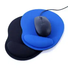Jual MURAH Mousepad Polos/Mousepad Bantal Warna Hitam