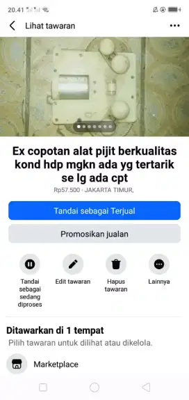 Ex copotan mesin terapi pijat berkualitas kond hdp mgkn ada yg perlu