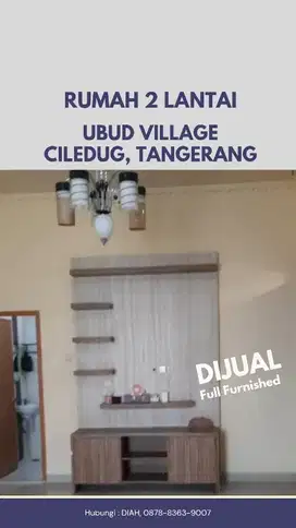 Rumah 2 Lantai  Full Furnished dlm Cluster di  Ciledug , Tangerang