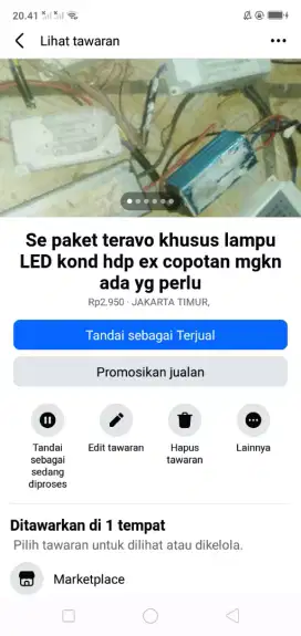 Se paket travo khusus lampu LED kond hdp mgkn ada yg perlu murah sj