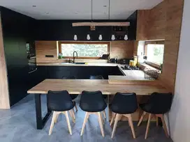 Custom Interior Kitchen Set, Backdrop TV, Lemari, Wardrobe, Kitchenset