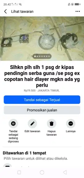 Slhkn plh slh 1 psg dr kipas pendingin serba guna atau sblh nya murah2
