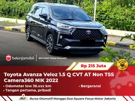 [ LOW KM ] Toyota Avanza Veloz 1.5 Q AT Non TSS Camera360 2022/2023