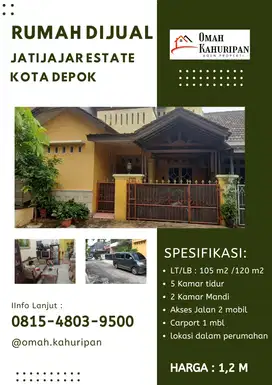 RUMAH 2 LANTAI AKSES JALAN 2 MOBIL