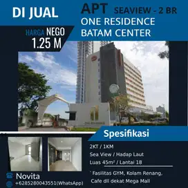Apartment Type Two bedrooms  One Residence Batam Center