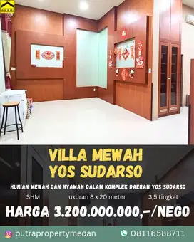 DIJUAL VILLA MEWAH DAERAH JALAN YOS SUDARSO