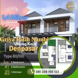 Jual Rumah baru Tingkat 3 kamar Patih Nambi Ubung Kaja Denpasar Bali