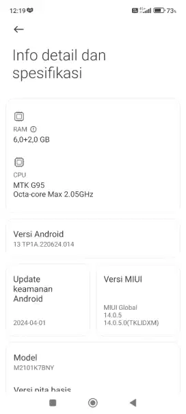 Xiaomi note 10s ram 6/128