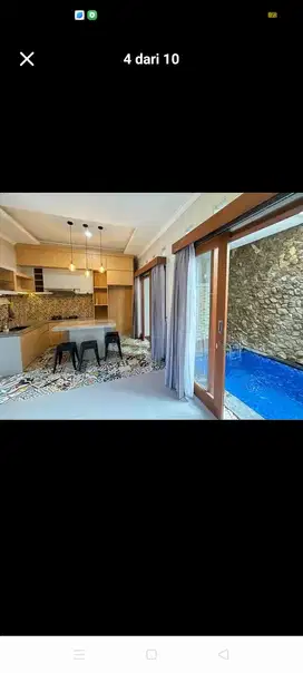 Rumah di area Sanur dengan pool min sewa 2 tahun