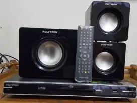 Polytron Home Theater Mini DTIB2667C DVD Radio FM Speaker 2.1