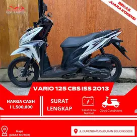 VARIO 125 CBS ISS 2013 PAJAK AKTIF SIAP PAKE NO KENDALA