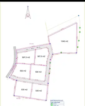 Tanah kavling premium 500m2 Pecatu idr 7jt/m2